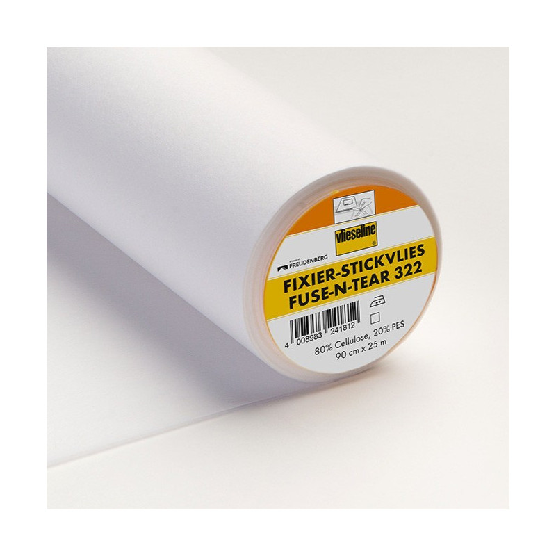 Vlieseline Stickvlies Brod' thermocollant Fixier Stickvlies Fuse n Tear - Maison Klem