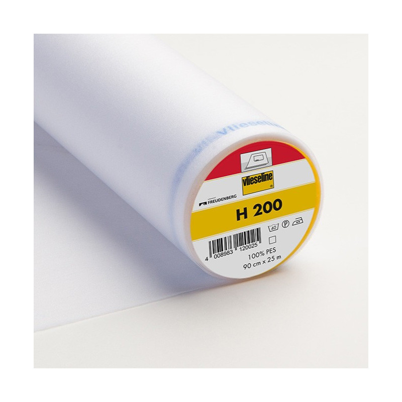 Vlieseline H200 Entoilage Thermocollant Blanc - Maison Klem