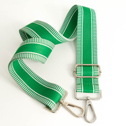 Bandoulière Rayures Vert - Maison Klem