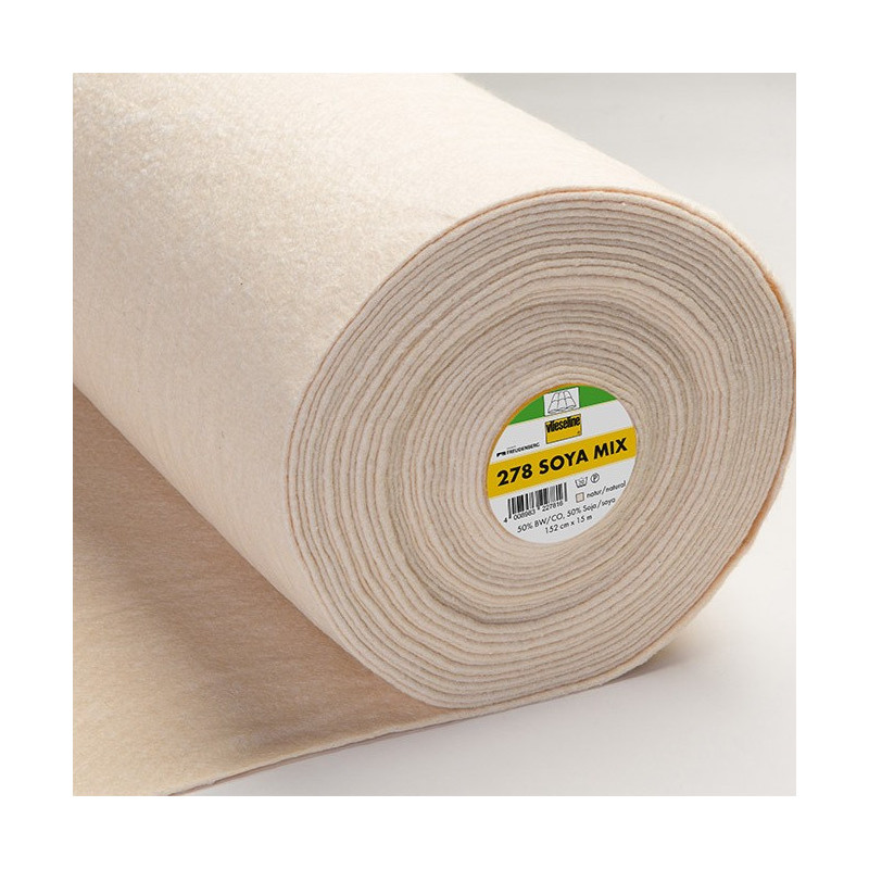 Vlieseline 278 Soya Mix Molleton Fibre Naturelle Soja Coton - Maison Klem
