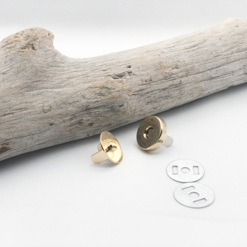 Fermoir Magnétique 20mm Doré - Maison Klem