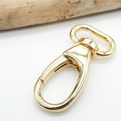 40MM gold-plated carabiner
