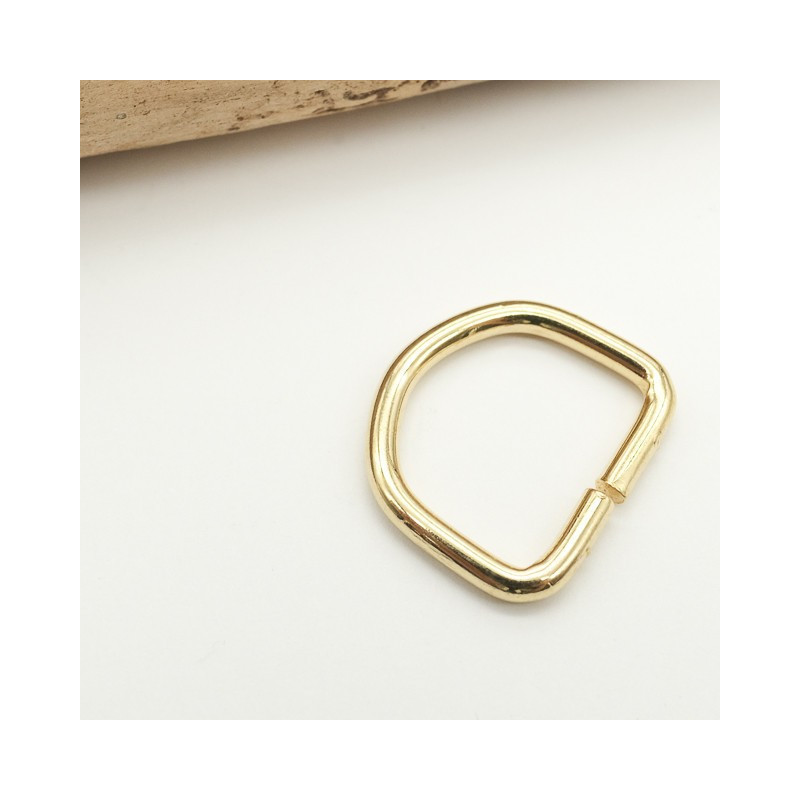 30MM Gold Half-Round Eyelets