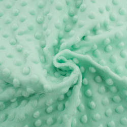 Minkee Pois Oeko-Tex Premium menthe - Maison Klem