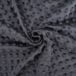 Minkee Pois Oeko-Tex Prenium noir - Maison Klem