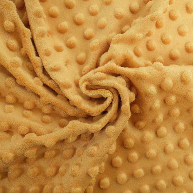 Minkee Pois Oeko-Tex Premium Jaune - Maison Klem