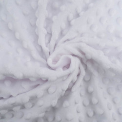 Minky Bubble Blanc - Maison Klem