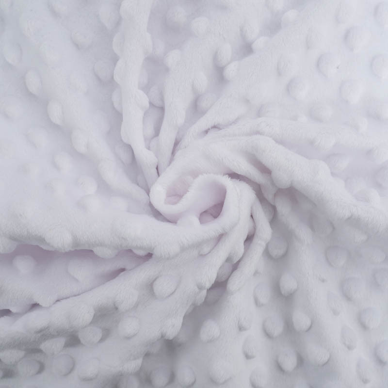 Minky Bubble Blanc - Maison Klem