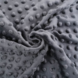 Minky Bubble Anthracite - Maison Klem