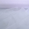 Organza Flocon Uni Blanc - Maison Klem