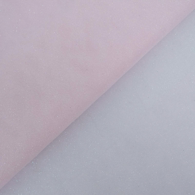 Tulle Lurex 150 rose