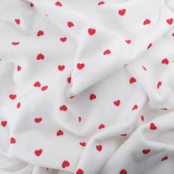 Stretch Terry Fabric Red Heart - Maison Klem