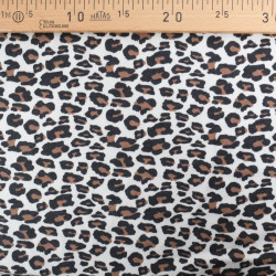 Jersey Envers Mini Eponge Motif Léopard - Maison Klem