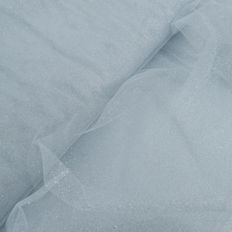 Tulle Lurex 150 Argent - Maison Klem