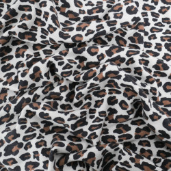 Stretch Terry Fabric Leopard - Maison Klem