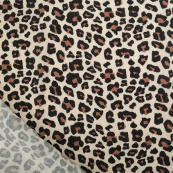 Popeline de Viscose Imprimée Tallia Prune - Maison Klem