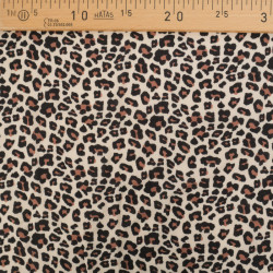 Popeline de Viscose Imprimée Tallia Prune - Maison Klem