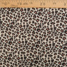 Popeline de Viscose Imprimée Léopard - Maison Klem
