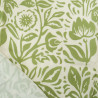 Popeline de Viscose Imprimée Boho Vert - Maison Klem