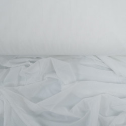 Tulle Elasthanne 150 Blanc - Maison Klem