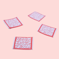 Etiquette à Coudre Timbre Cœur - Maison Klem