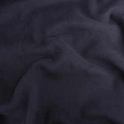 Sudadera de algodón lisa negra - Maison Klem