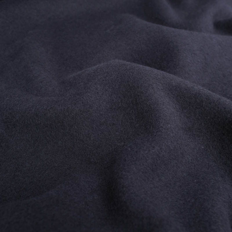 Polaire De Coton Unie Noire - Maison Klem
