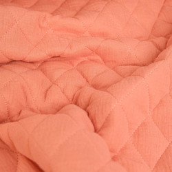 Matelassé Double Gaze Uni Marsala - Maison Klem