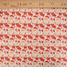 Tissu Noël Santa Claus Fond Blanc - Maison Klem