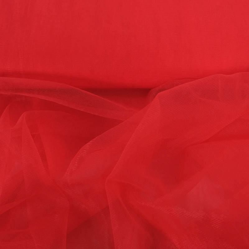 Tulle 300 Doux Rouge Cerise - Maison Klem