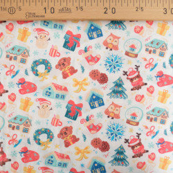 Tissu Noël Sweety Christmas - Maison Klem