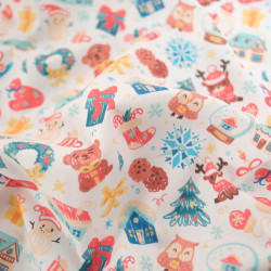 Tissu Noël Sweety Christmas - Maison Klem