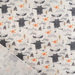 Tissu Noël Happy Time - Maison Klem