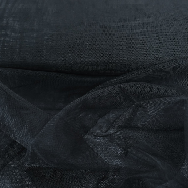 Tulle 300 Doux Noir - Maison Klem