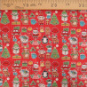 Tissu Noël Kawaii Christmas - Maison Klem