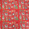 Tissu Noël Kawaii Christmas - Maison Klem