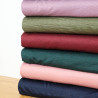 Tissu Crêpe Satiné Uni Texturé - Maison Klem