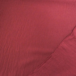 Tissu Crêpe Satiné Uni Prune - Maison Klem