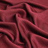 Tissu Crêpe Satiné Uni Prune - Maison Klem