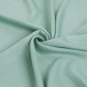 Tissu Crêpe Satiné Uni Vert Clair - Maison Klem