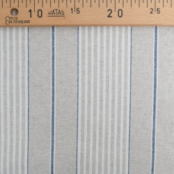 Linen Effect Coating 140 rainbow raja blue