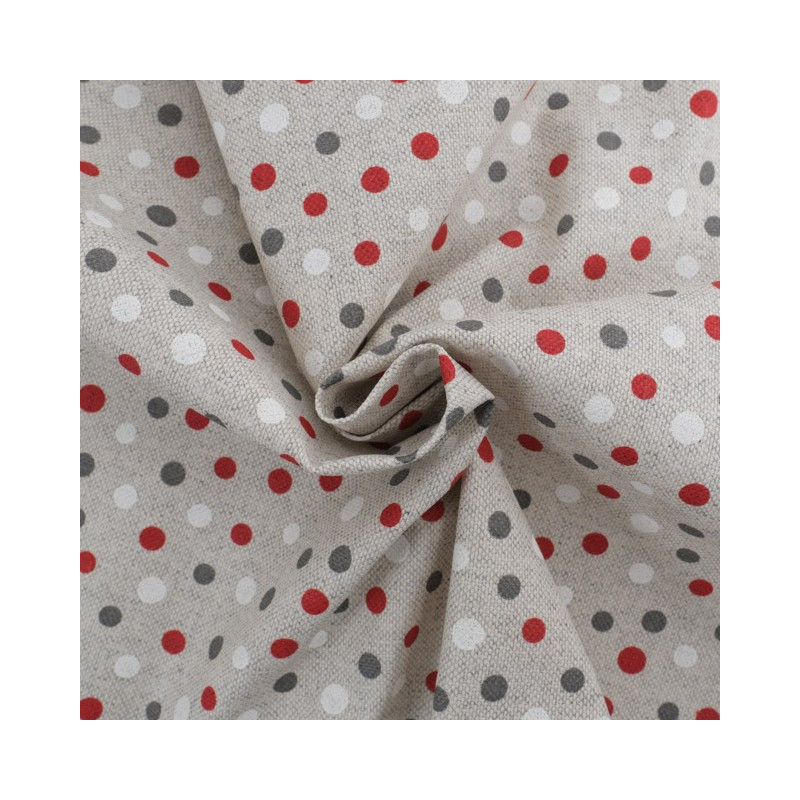 Effet Lin Enduit 140 Dobby 200 Rouge - Maison Klem