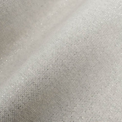 Effet Lin Lurex Enduit 160 Gris Argent - Maison Klem