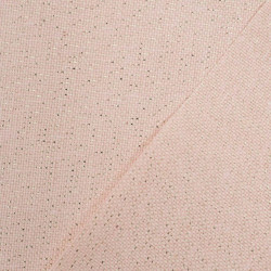 Effet Lin Lurex Enduit 160 Rose Or - Maison Klem