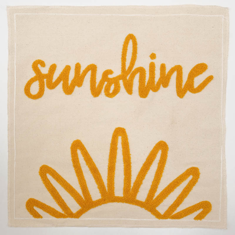 Panneau Punch Needle Sunshine 45*45 - Maison Klem