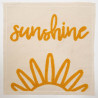 Panneau Punch Needle Sunshine 45*45 - Maison Klem