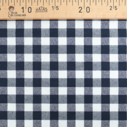 Vichy Grande Largeur Marine - Maison Klem