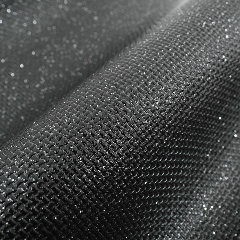 Simili Cuir Lurex Noir - Bambino - Maison Klem