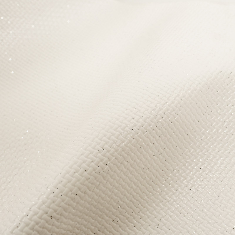 Simili Cuir Lurex Blanc - Bambino - Maison Klem