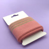 Rib Cuff Trim - Salmon Gold - Maison Klem